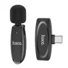 Hoco L15 Type-C Wireless Lavalier Digital Microphone(Black)