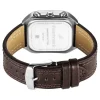 Original Fastrack Brown Leather Strap for Fastrack 3270SL03 Fleek Quartz Multifunction Watch