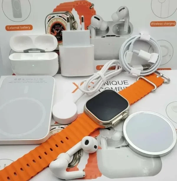 X10 Unique Combination 7-in-1 Wireless Charging Smart Watch Set