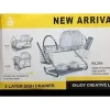 product_12080_gallery_1 2 Layer Multipurpose Kitchen Dish Drainer Rack - WL264