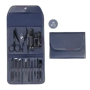 16 in 1 Stainless Steel Manicure Grooming Kit