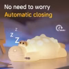 7 Color Crocodile Shape Silicone Night Light Toy for Kids