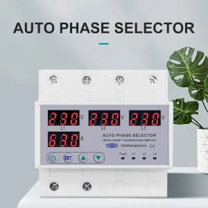 100A TOMZN 3 Phase Auto Phase Selector With Protection and Monitor (TOVPD3-63VAYA)