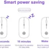 A2 Wireless Mouse- Portable Ergonomic Wireless Silent Mouse for Computer, Laptop