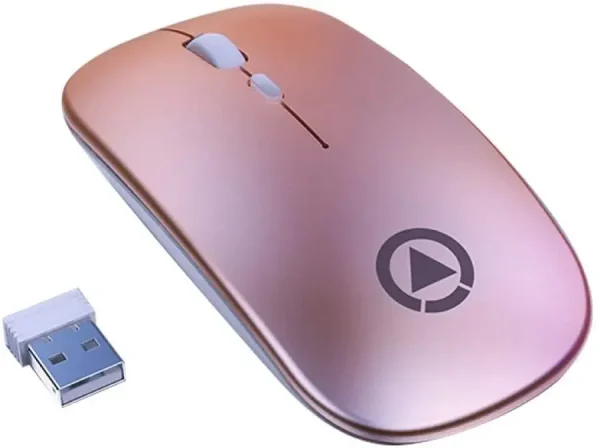 A2 Wireless Mouse- Portable Ergonomic Wireless Silent Mouse for Computer, Laptop