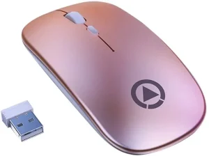 A2 Wireless Mouse- Portable Ergonomic Wireless Silent Mouse for Computer, Laptop