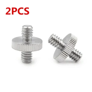 product_7280_main 2Pcs 1/4" Male to 1/4" Male Threaded Screw for Camera, Tripod, Ring Light